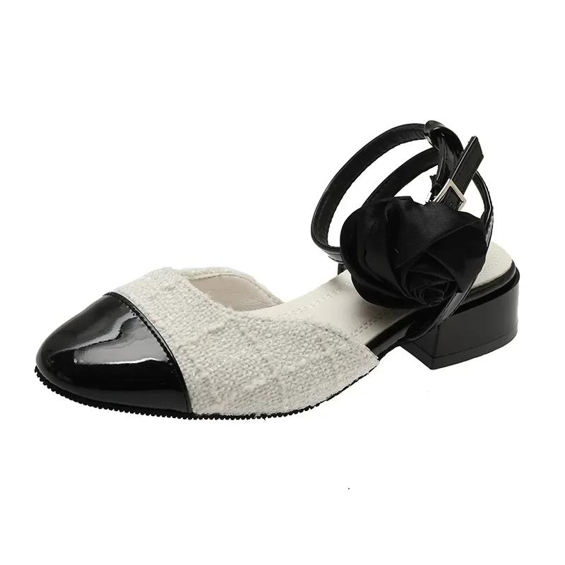 Women Shoes New  Autumn Korean Style Rose High Heels Women Fashion Mixed Colors Mary Jane Shoes for Women Zapatos De Mujer