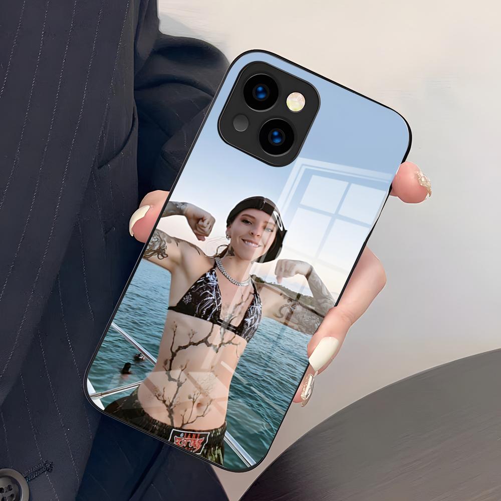 Singer Y-Young Miko Phone Case For IPhone 17 Pro Max 15 Pro 16 14 Plus 12 13 Mini 11 Pro Shockproof Glass Cover
