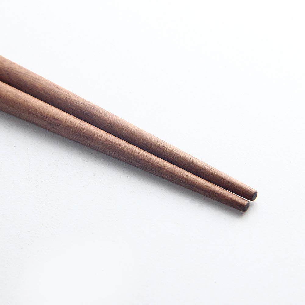 AOOSY Wooden and Chopsticks Natural Wood Tableware Carved from a Block of No with Natural for Lunch Dining Room Chinese Fried Rice Spoon, Fork,