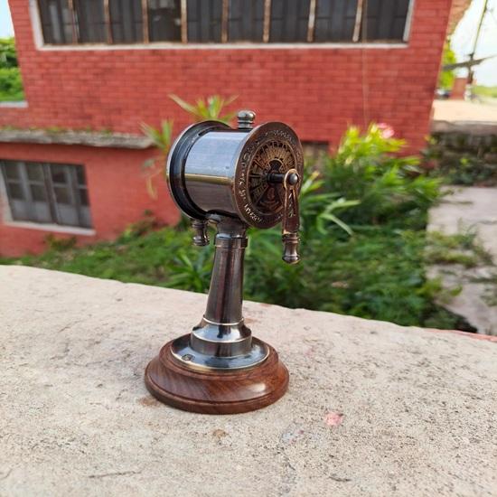 Brass Ship Telegraph 17.78 Cm Nautical Maritime Home Office Decor Table Top Christmas, Birthday, Anniversary, New Year Gift