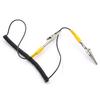 Antistatic Doubleheaded Crocodile Clip with 1 8m PVC Grounding Wire for Electronic Maintenance and Static Protection