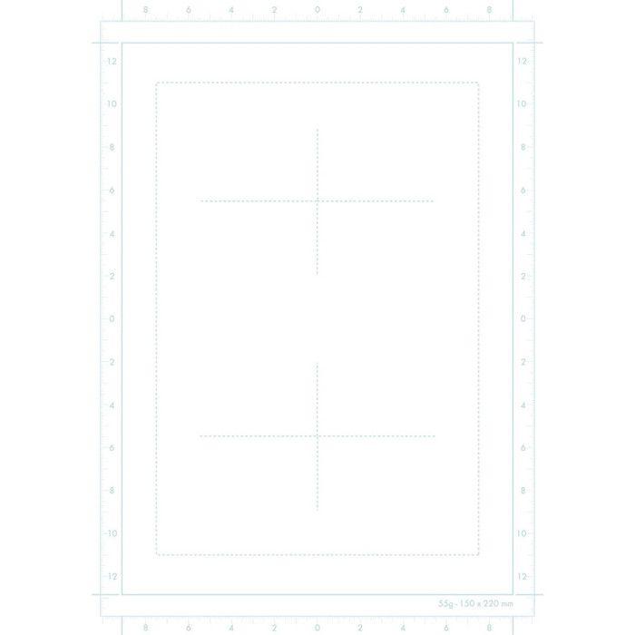 Bloc storyboard b4 - clairefontaine - 100f - papier 55g - transparent - grilles pré-imprimées