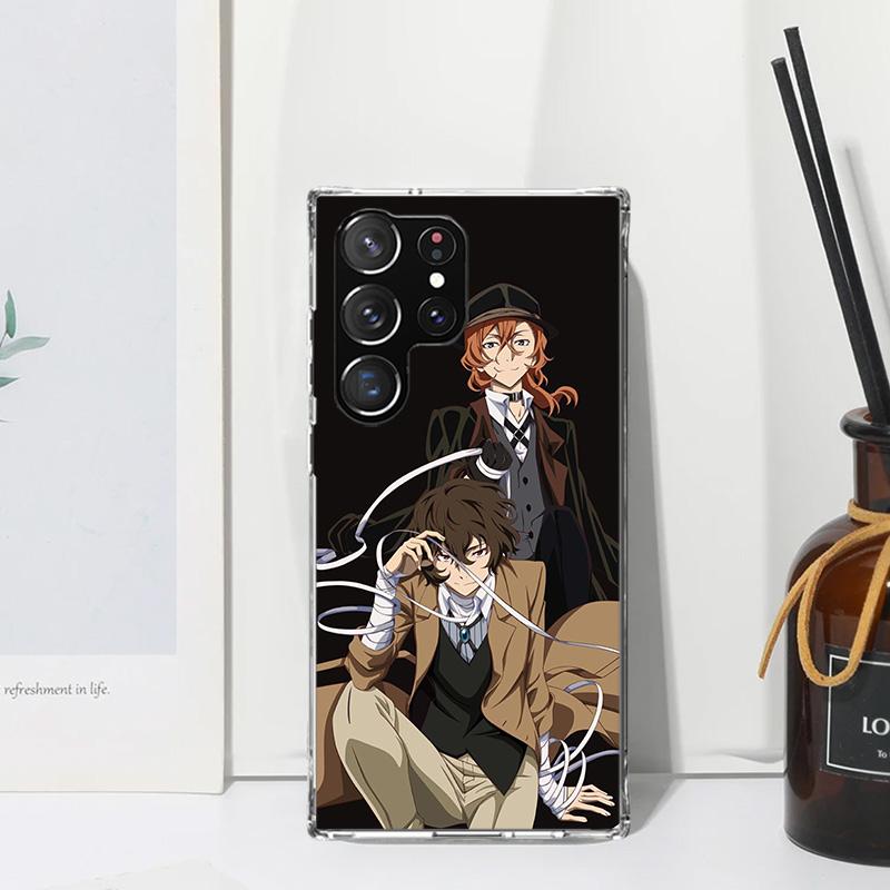 Bungo Stray Dogs Double Black Phone Case For Samsung Galaxy S26 S25 Edge S24 FE S23 S22 Ultra S21 Plus S20 + Art Fundas Back Cov