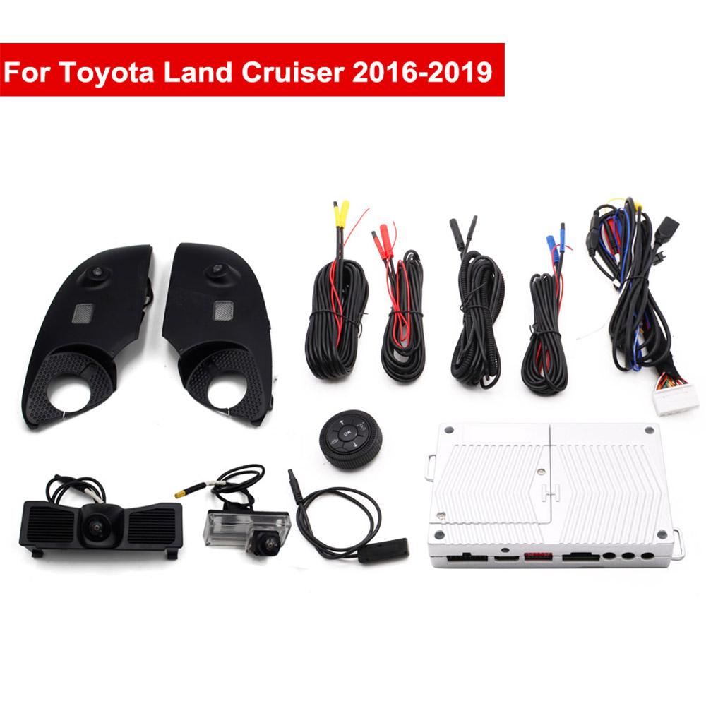 

Автомобильная AHD 3.5D 360-градусная камера с панорамным обзором, вид с птиц, парковка, передняя и задняя боковая камера, комплект видеорегистратора для Toyota Prado 2012-2020