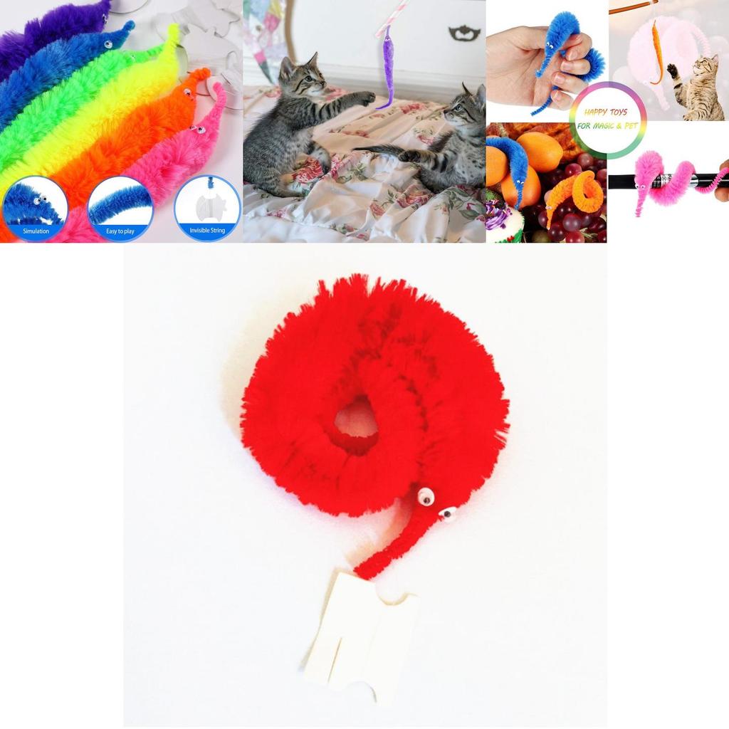 Maginis kirmėlė Twisty Smagus ir unikalus pliušinis žaislas išdaigininkams, magijos entuziastams 22,5 cm