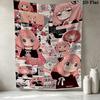 Spy Family Wandteppich Ästhetischer Wandbehang Gedruckter Stoffdecke Dekorative Wandteppiche Für Schlafzimmer Wohnzimmer Heimdekoration