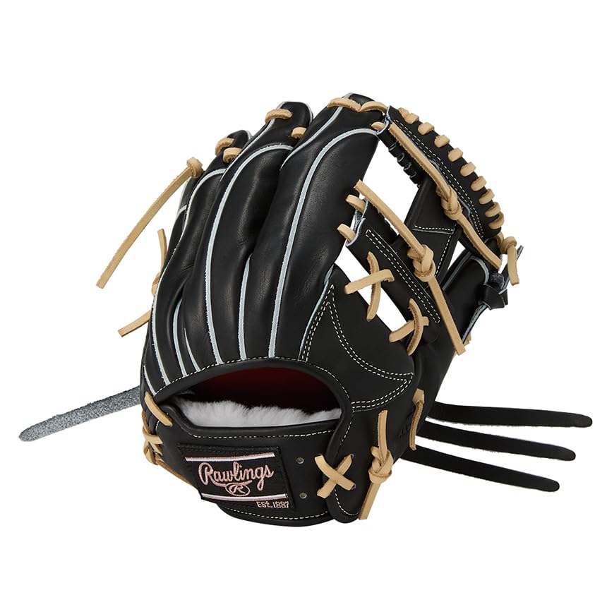 Rawlings PRO PREFERRED Wizard Baseball Throw #02 Glove, Hardball, GH5FPW2N52MG, Infielder's, Black, 11.25 inches, Right-Handed