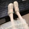 Versatile women's new soft-soled not tired feet thick-soled Mary Jane single shoes
