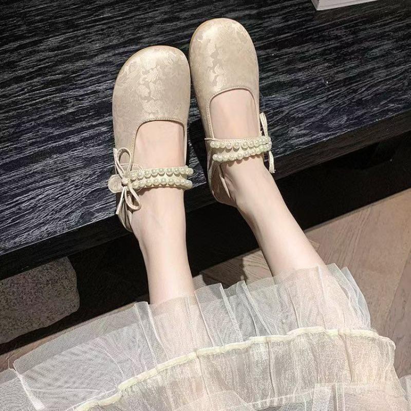 Versatile women's new soft-soled not tired feet thick-soled Mary Jane single shoes