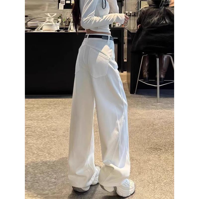 Women's Summer 2025 Curved Blade Narrow Leg Jeans - Plus Size, Hot Selling, Straight & Wide Leg Options Available.