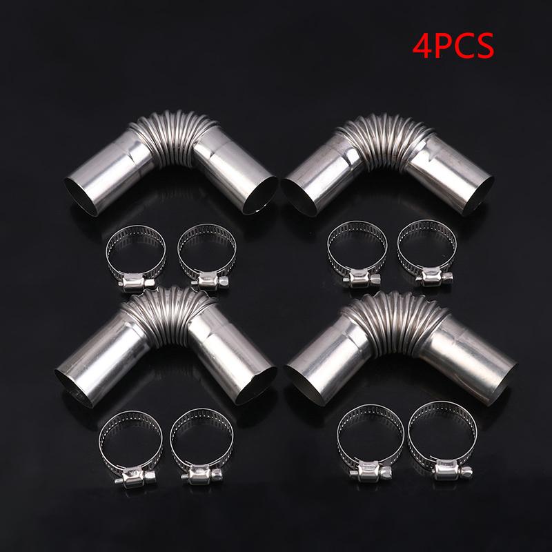 25mm Winkel Luft Diesel Standheizung Auspuffrohr Verbinder W Klemme Auspuffrohr Schlauchverbinder Für Webasto Diesel Bootsheizung