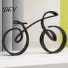 Einzigartige Wohnkultur Geschenke 3D Gedrucktes Fahrradornament, Abstrakte Fahrradskulptur für den Schreibtisch, Kreative Vielseitige Foto-Requisiten für Kreative Figur,