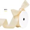 Double-Sided Matte Polyester-Cotton Ribbon, 2.5cm Wide, for Bow and Gift Packaging, Thickened Matte Finish.