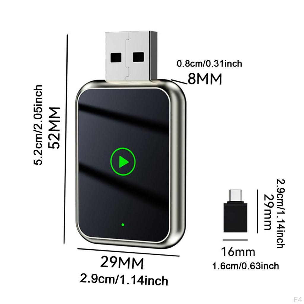 Auto Usb Adapter Intelligent Navigation Hands Free Calls Interconnection Module Plug and Play for