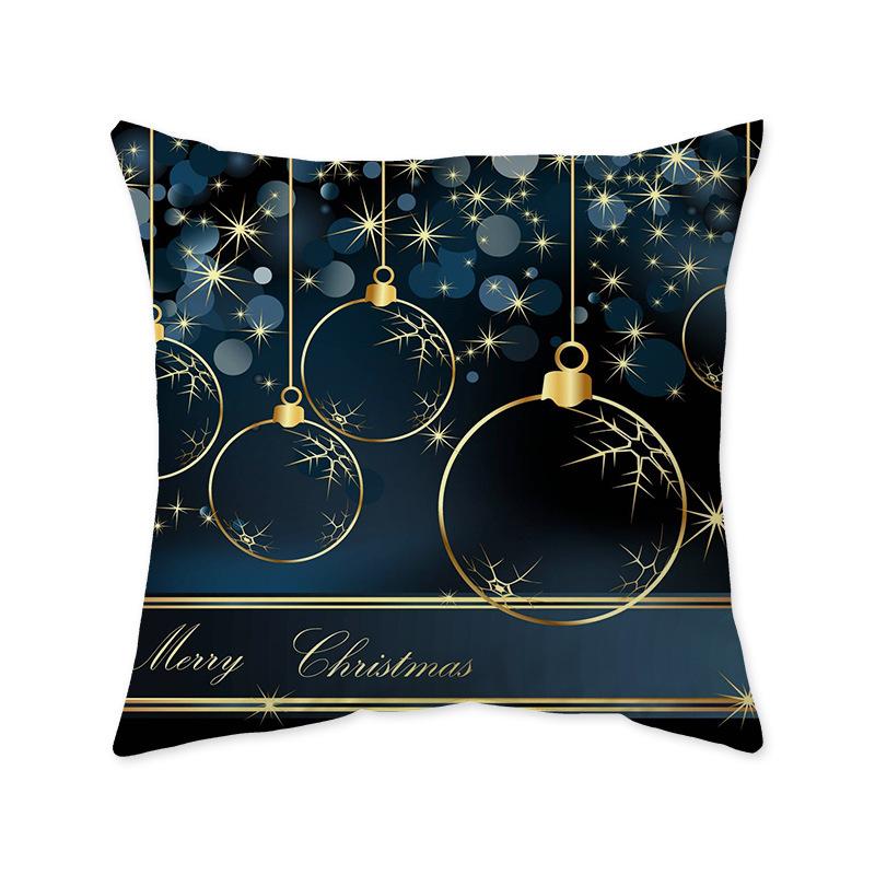 Christmas Festive Cushion Pillow Cover Ins Style Fashionable Bedroom Living Room Sofa Decorative Pillow Cover