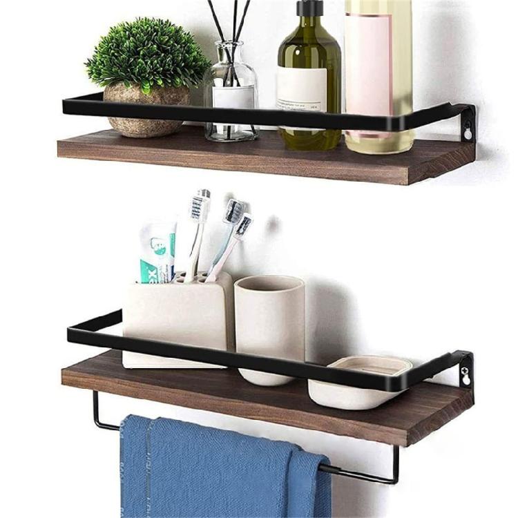 Estanterías de Pared Ahorradoras de Espacio Soporte Estante Estanterías de Pared Contemporáneas para Organizar Baño Cocina y Espacios de Vida