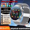 2026 Nuovo Preciso Lipidi Sanguigni Schermo AMOLED da 1,43" Smartwatch per la Salute ECG Acido Urico Pressione Sanguigna Chiamata Bluetooth Smartwatch Compatibile Android/iOS