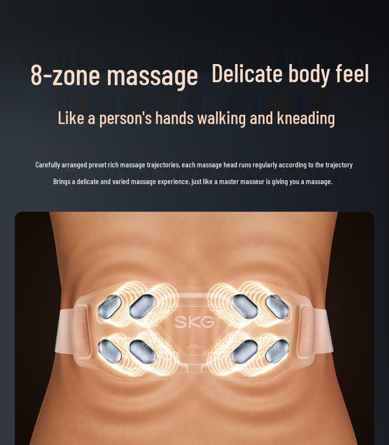 SKG G7 Deluxe Waist Massage Belt with Vibration and Heating