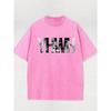 Men's Vintage-Inspired Lion Graphic T-Shirt - 100% Cotton, Short Sleeve, Crew Neck, Washed Black, Casual Summer Wear