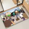 Cartoon S-SOUTH PARK Funny Door Mat Bath Microfiber Decorative Versatile Flannel Floor Mat Quick Dry Absorbent Non-slip Sole