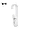 Wall Hangers for Small Objects Laundry Hook with Clip, Non-Drilling ABS Closet Organizer, Multi Purpose Punch Free Mounting Clips Durable Anti-slip