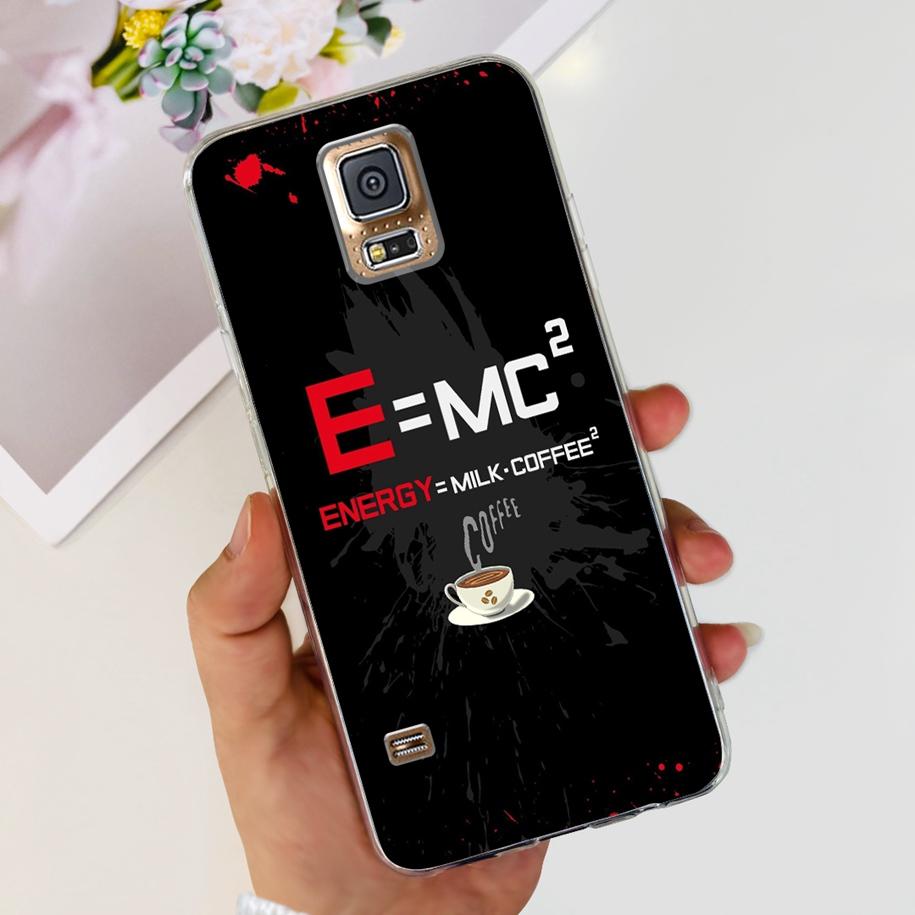 For Samsung Galaxy S5 Case G900F G900I i9600 S 5 Back Cover Cool Painted Soft Silicone Clear Phone Case For Samsung S5 Neo Coque