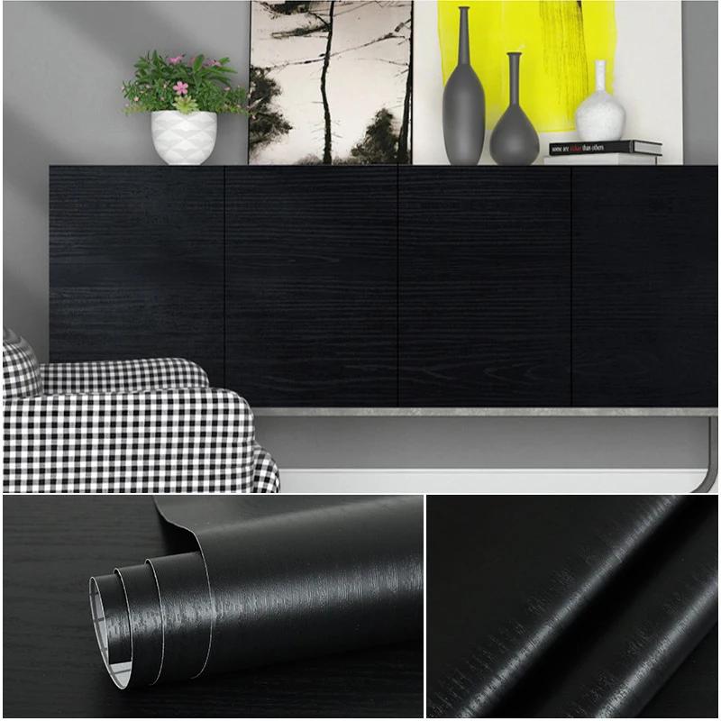 Ivory White Retro Imitation Wood Vertical Pattern Self-adhesive Wood Wallpaper Detachable Vinyl Suitable for Home Decoration