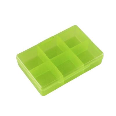 6-Compartment Transparent Pill Organizer, Portable Travel Medicine Case, Healthcare Pill Box for Elderly