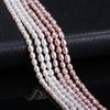 1String, Natural Freshwater Pearls, 2.5-3mm White Purple Pearl Beads for  Jewelry Making DIY Necklace Supplies, Birthday Party Gifts for Women, 36cm