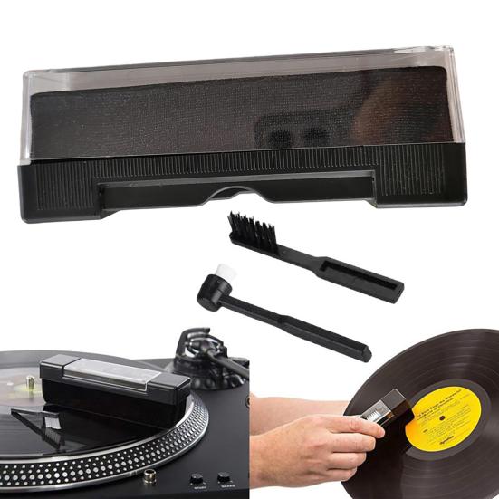 Vinyl Record Cleaning Brush VCD DVD Compact Disc Record Turntable Stylus Needle Dust Removal Cleaner Brush Record Accessories