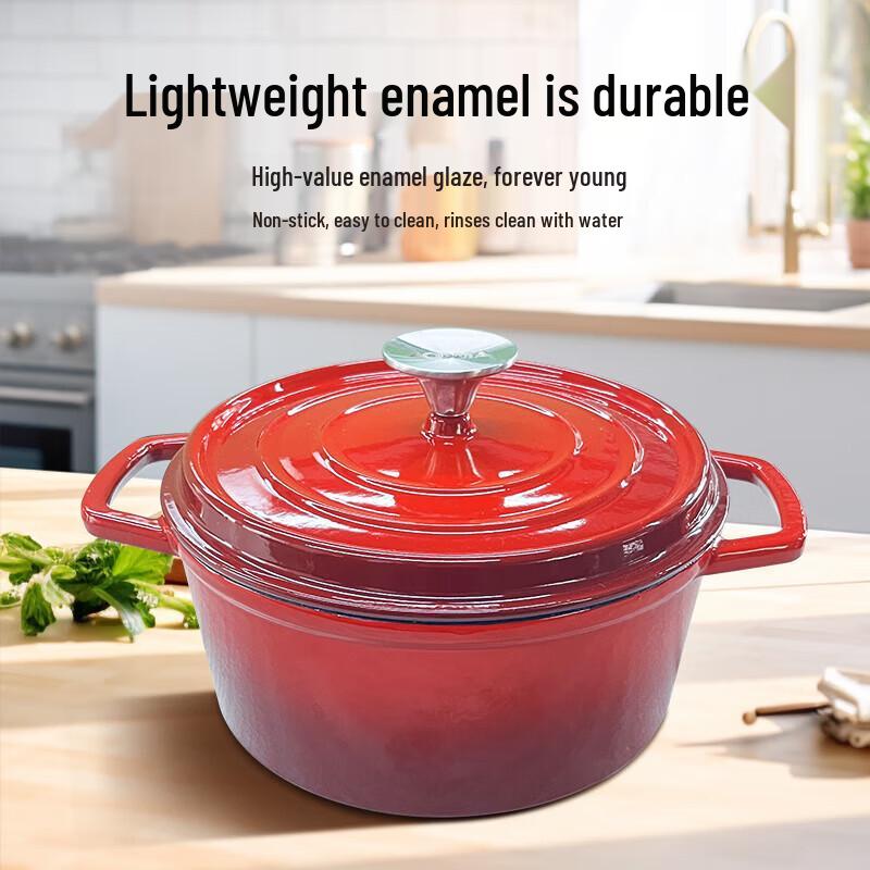 AODMA Enamel Casserole Pot