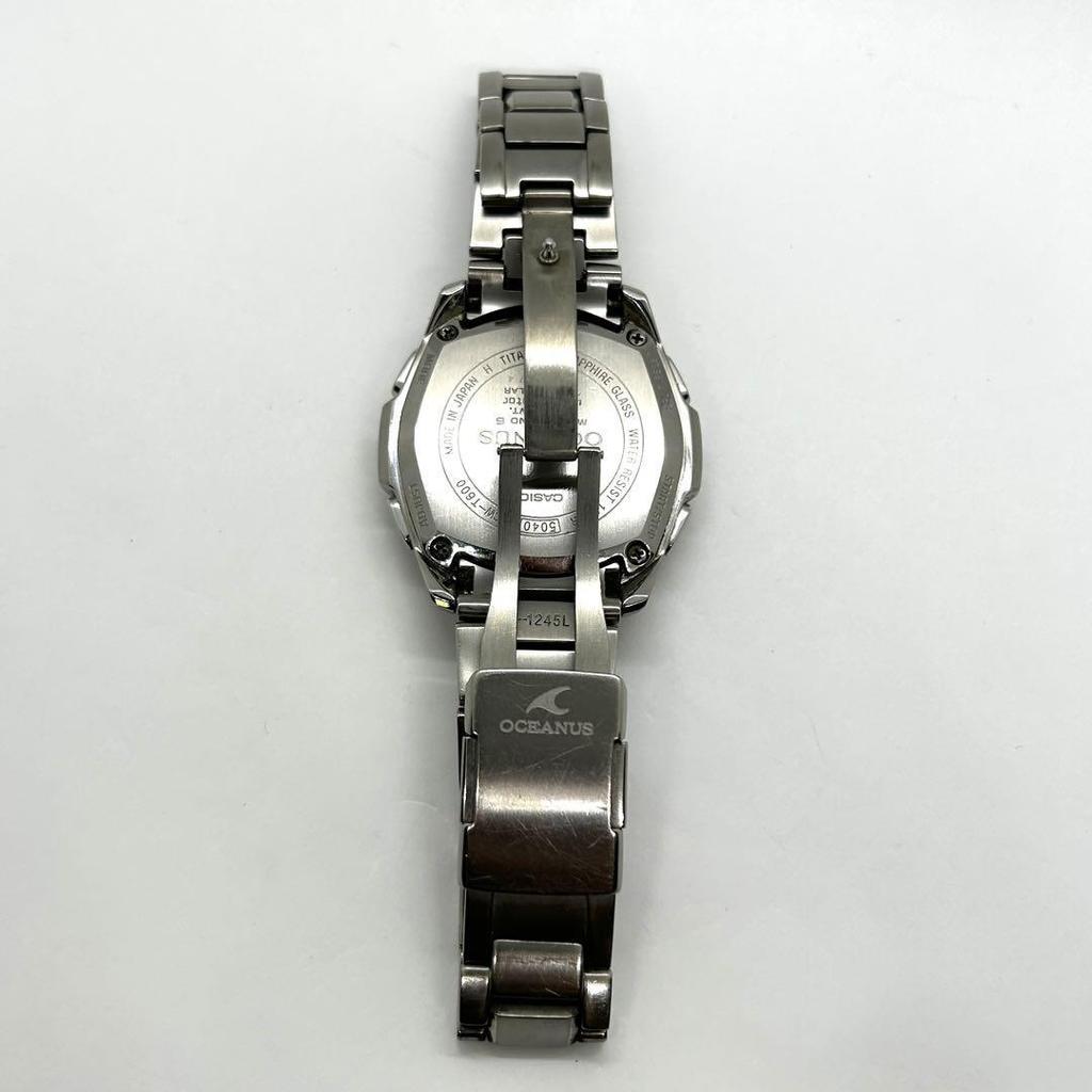 Used CASIO OCEANUS OCW-T600 Radio-controlled Solar Titanium Men's Watch