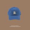 Vintage "R" Letter Embroidery Baseball Cap, Adjustable Cotton Dad Hat for Men & Women