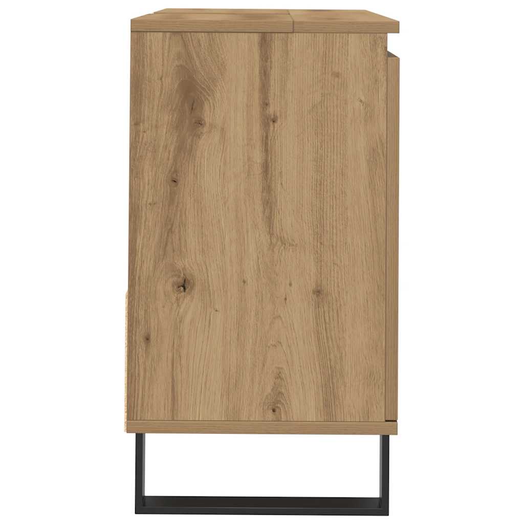 Artisan Oak Washbasin Cabinet 65 x 33 x 60 cm Particleboard