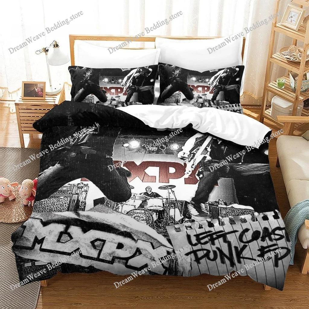 Rock Music Mxpx Bedding Set Single Twin Full Queen King Size Bed Set Aldult Kid Bedroom Duvetcover Sets Bed Sheet Set