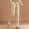 Women's Retro Carrot Harem Pants - Spring/Summer 2026 Collection, Casual Straight-Leg, Slimming Fit