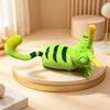 Creative New Green Alien Cat Plush Toy/cartoon Soft Green Star Cloak Cat Doll/companion Cat Doll