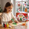 Christmas Paint by Numbers Kit for Adults, Holiday DIY Painting Set for Beginners, Festive Gift 10ml