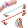 Dinosaur Bracelet New Cartoon Cute Pet TPR Decompression Pull Rope Creative Release Noodles Toy