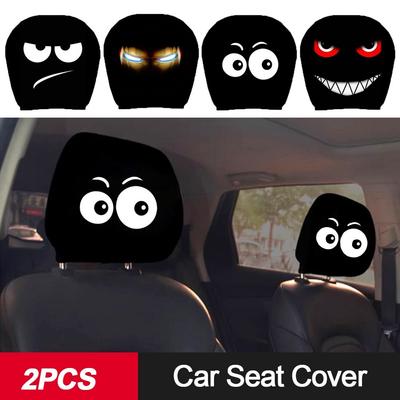 Universal Car Seat Cover Breathable Dust-proof Car Headrest Cover Elastic Car Seat Headrest Auto Interior Accessories