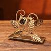 Rose Metal Napkin Holders Stable Tissue Storage Rack Desktop Paper Organizer  Dining Table