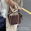 This Year's Popular Bag Women's 2025 New Summer Retro Niche Design Messenger Bag Portable Bucket Bag