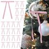 Fancyfamily 12PCS Christmas Tree Velvet Bow Decorative Pendants Christmas Decoration