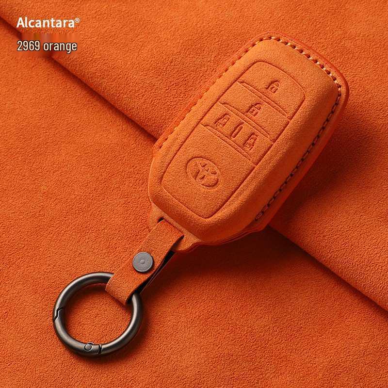 High-End Suede Key Bag for Toyota Sienna, Alphard, Vellfire, Grand Highlander