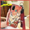 Lanyard Chinese style Phone Case For Doogee N30 Anti-dust Elderly lady Wrist Strap Phone Holder Protective Wristband