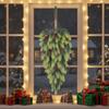 Simulated Hanging Pine Needle Branches Hanging Snowy Norfolk Pine Needles  Indoor