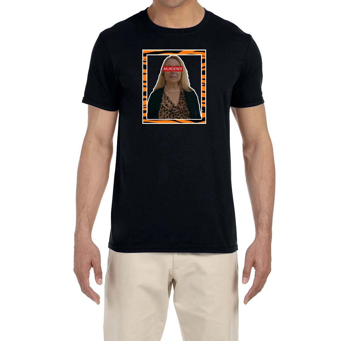Tiger King Carole Baskin Mug Shot Murderer T-Shirt M