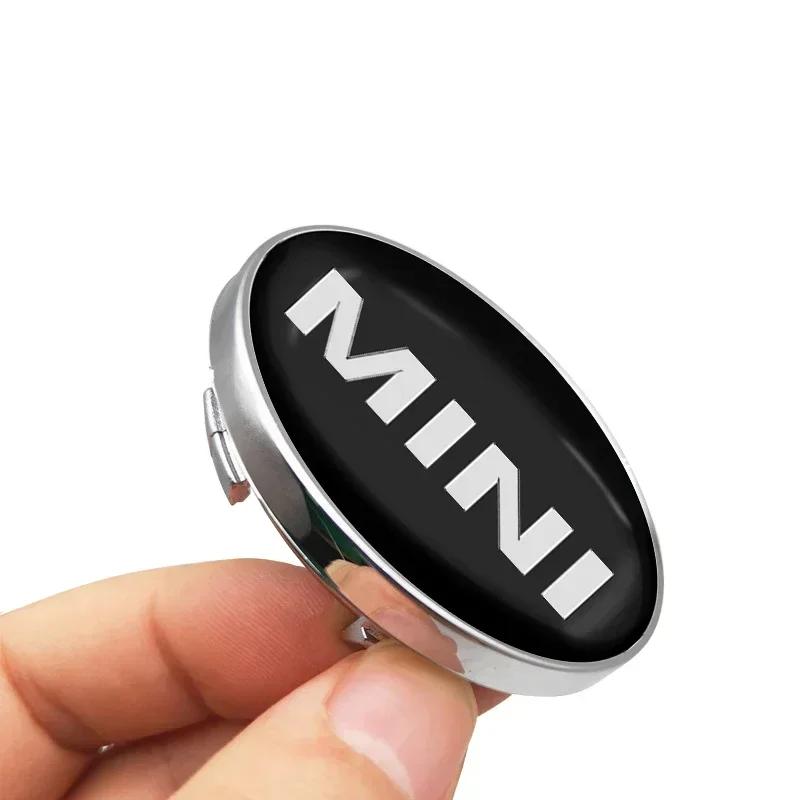 HJVW9 For Bmw Mini 4pcs 56/60mm Car Wheel Center Covers Badge Hub Cap Accessories For MINI Cooper F54 F55 F56 R56 R60 Roadster Clubman