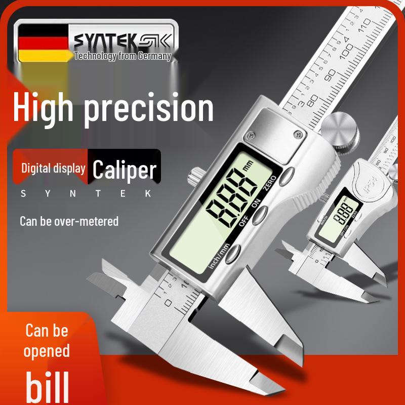 Syntek High-Precision Digital Vernier Caliper for Jewelry, Bracelets & Jade Relics ABS Digital 0-150mm