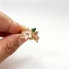 1 Item Elegant Butterfly Flower Ring High-quality Jewelry Open Ring Suitable for Women To Wear A Wedding Gift Irish Valentine's Day Gift